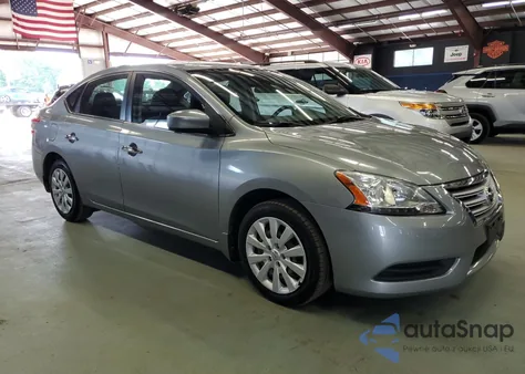2013 Nissan Sentra S из США, поврежденный, VIN 3N1AB7AP1DL795039